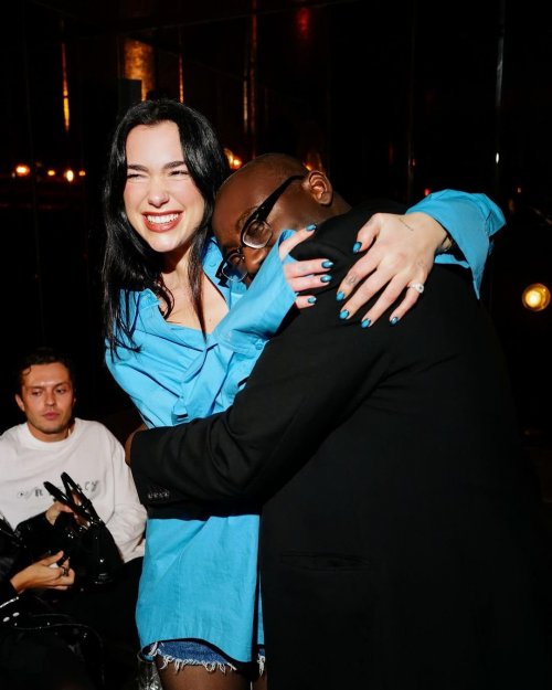 Salma Hayek, Dua Lipa at the Edward Enninful Party