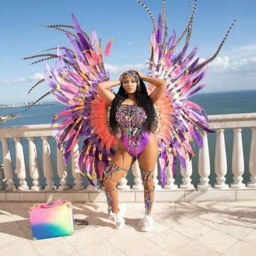 Nicki Minaj looks incredible in new photos from the Trinidad carnival