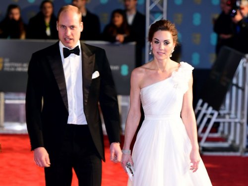 Kate Middleton and Prince William attend the 2023 BAFTA Awards